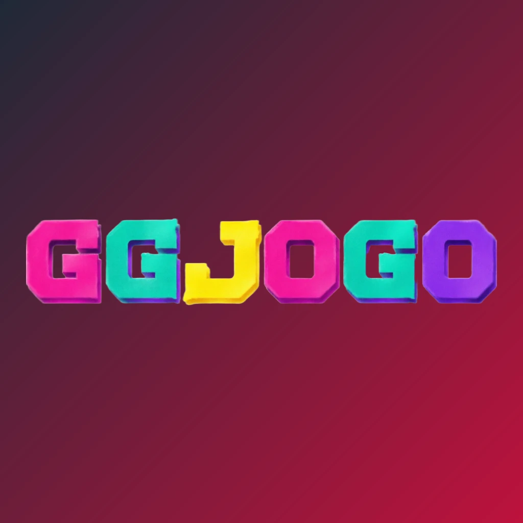 Logotipo GGJOGO em estilo arcade ousado, com tipografia retrô robusta em cores rosa vibrante, turquesa, amarelo e roxo, criando uma atmosfera de jogos vibrante sobre um fundo transparente, projetado como uma marca nominativa retangular horizontal ampla para o cabeçalho de um site Logotipo GGJOGO em estilo arcade ousado, com tipografia retrô robusta em cores rosa vibrante, turquesa, amarelo e roxo, criando uma atmosfera de jogos vibrante sobre um fundo transparente, projetado como uma marca nominativa retangular horizontal ampla para o cabeçalho de um site